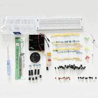Entry-Level Breadboard Electronic Kit with 555 Integrated Circuit, 130 Examples Experiment Kit, Electronic DIY Parts