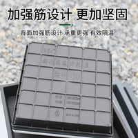 Flower Pot Saucer Square Deepened Thickened PP Resin Water Catch Tray