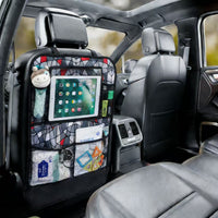 Car Seat Back Organizer with Trash Bag and Storage Pockets