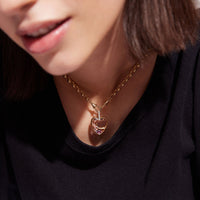 14K Gold Plated Locket Pendant with Transparent Window, Hollow Design, Openable for DIY Inserts