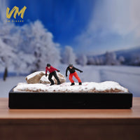 VM 1/64 Scale Snow Scene Diorama Base for Micro Photography