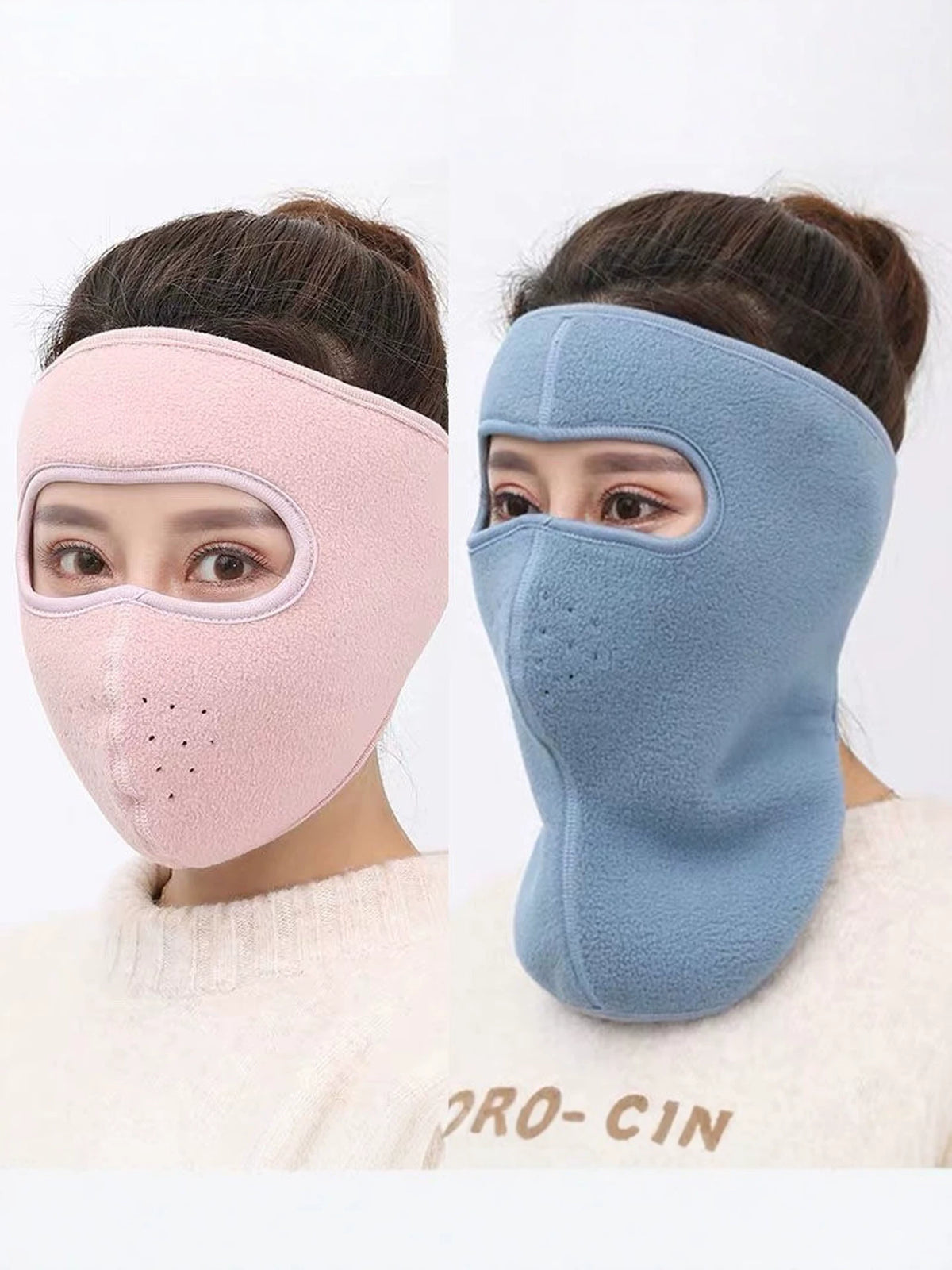 Winter Warm Cotton Face Mask with Neck and Ear Protection for Cycling and Outdoor Activities