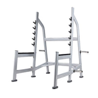 Multi-functional Squat Rack with Bench Press and Barbell Holder for Home Gym Strength Training