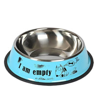 Non-Slip Stainless Steel Pet Bowl for Dogs and Cats, Large Capacity Food and Water Dish