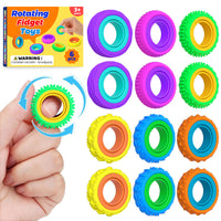Fidget Sensory Silicone Rings for Stress Relief and Focus