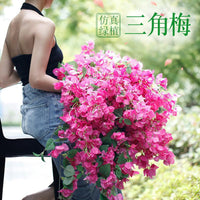 Artificial Bougainvillea Cherry Blossom Branch for Landscaping and Home Decor