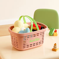 Portable Shower Caddy Basket with Drainage Holes, Large Open-Top Organizer for Bathroom Toiletries