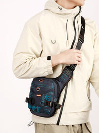 Men's Multi-functional Outdoor Crossbody Bag Running Cycling Fishing Leg Bag Casual Shoulder Pack