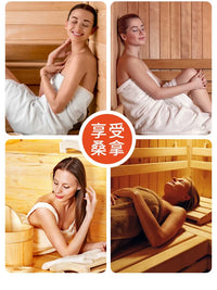 Sauna Room Accessories Kit: Thermometer, Timer, Lamp, and Vent