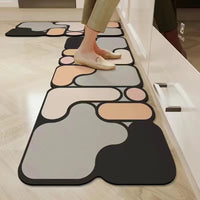 Luxury Diatomaceous Earth Kitchen & Bathroom Mat Set - Non-Slip Absorbent Floor Mats