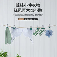 Stainless Steel Clothes Pegs with Non-Slip Coating, Windproof Laundry Clips for Drying Clothes and Quilts