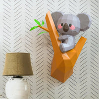 Cute Koala Bear 3D Paper Model Ornament DIY Craft Kit