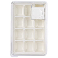 Japanese Baby Food Freezer Tray with Easy Release Silicone Ice Cube Mold and Storage Box for Homemade Ice Cubes
