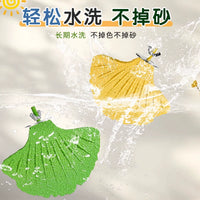 Parrot Ginkgo Sand Perch for Claw and Beak Grinding, Bird Cage Accessory