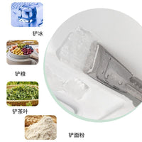 Stainless Steel Ice Scraper and Shovel for Freezer Defrosting and Kitchen Use