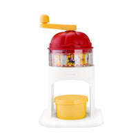 Manual Rotary Carousel Ice Shaver for Home Use, Hand-Crank Shaved Ice Machine for Kids, No Electricity Needed