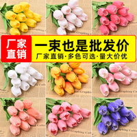 Artificial Tulip Flower Bouquet for Home Decor and Photography Props
