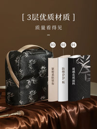 Large Capacity Standing Cosmetic Bag for Women, Portable Skincare Organizer with Multi-functional Storage