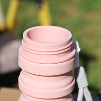 Collapsible Silicone Water Bottle for Travel, Camping, and Outdoor Activities - Portable and Leak-Proof