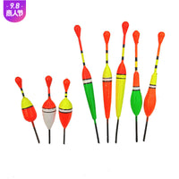Foam Fishing Floats for Winter Ice and Stream Fishing, Shallow Water Bobbers, 70-Pack