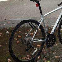 Foldable Bicycle Rear Fork Mudguard Ultralight Waterproof Carbon Fiber Texture Mudguard for Mountain Road Bikes