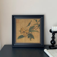 Vintage Black Picture Frame for Wall Mounting, Oil Painting Style Photo Frame for Home Decor
