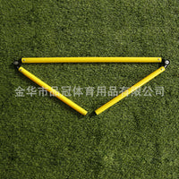 Foldable Soccer Training Poles with Water-Fillable Base for Agility Drills