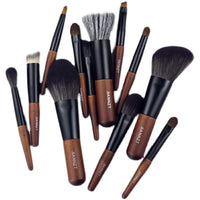 Jans Mini Portable Makeup Brush Set - Wool Blending, Eyeshadow, Nose Contour, Concealer Brushes for Travel
