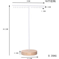Minimalist Iron Art Necklace Display Stand Jewelry Organizer for Home and Retail