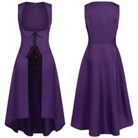 Medieval Renaissance Women's Long Dress for Cosplay and Halloween