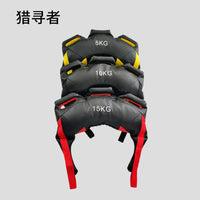 Adjustable Weight Training Power Bag for Squats and Weightlifting, 10-12kg