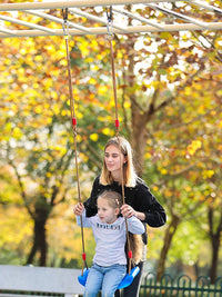 Kids Indoor/Outdoor Hammock Swing Chair with Rope for Balcony and Yard