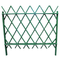 Bamboo-Look Garden Fence Landscape Border for Yard and Vegetable Patch