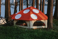 DOD Automatic Pop-Up Mushroom Camping Tent for Family Outdoor Activities, Rainproof, Quick Setup, Double Person