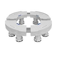 Adjustable Round Appliance Stand with Wheels for Vertical Air Conditioners, Planters, and Fish Tanks