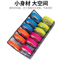 Portable Silicone Fishing Line Spool Storage Box for Outdoor Angling