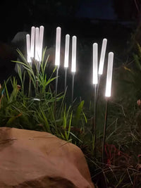 Solar Powered Acrylic Reed Landscape Lights for Outdoor Decoration