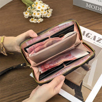 Women's Long Wallet Multi-Card Zipper Large Capacity Clutch Fashion Card Holder