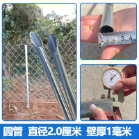 Hot-Dip Galvanized Steel Fence Posts for Livestock Enclosures and Wire Mesh Fencing