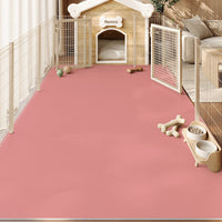 Solid Color PVC Pet Feeding Mat, Wipeable & Washable, Non-Slip & Wear-Resistant