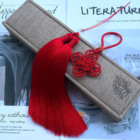 Chinese Knot Tassel Ornament with Four Coins for Festive Decoration and Gifts