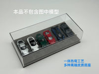 1:64 Scale Diecast Car Display Case, 6-Slot Clear Acrylic Dustproof Organizer for MiniGT Models