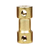 Rigid Brass Motor Shaft Coupler Connector for Extension and Transmission
