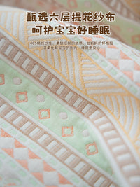 Baby Cotton Gauze Summer Sleeping Mat Breathable Absorbent Crib Sheet for Kindergarten