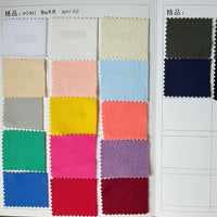 144F Double-Brushed Single-Sided Fleece Fabric for Autumn/Winter Jackets and Sweatshirts