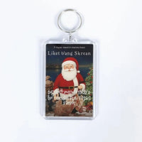 Sublimation Blank Acrylic PET Keychain for Heat Transfer Double-Sided Printing
