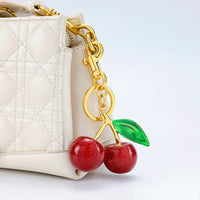 Cherry Keychain Pendant Car Bag Charm Creative Decoration