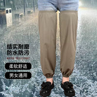 Waterproof Leg Gaiters for Cycling and Outdoor Activities, Durable Coated Fabric Leg Covers