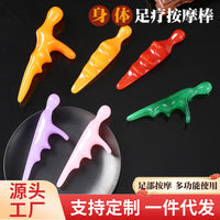 Resin Foot Massager Scraper Tool for Acupressure and Reflexology