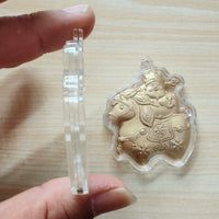 God of Wealth Acrylic Keychain Bag Charm